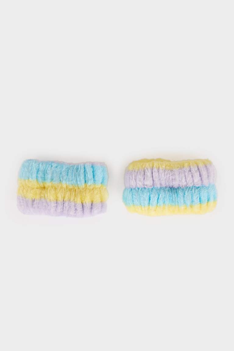Woman Facial care 2 Piece Kit Hair Headband Absorbent Wristbands