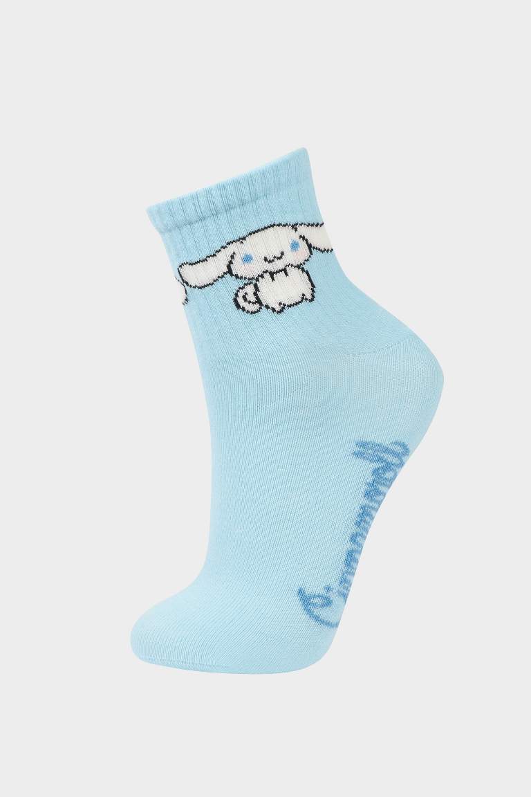 Kız Çocuk Hello Kitty 3'lü Pamuklu Uzun Çorap