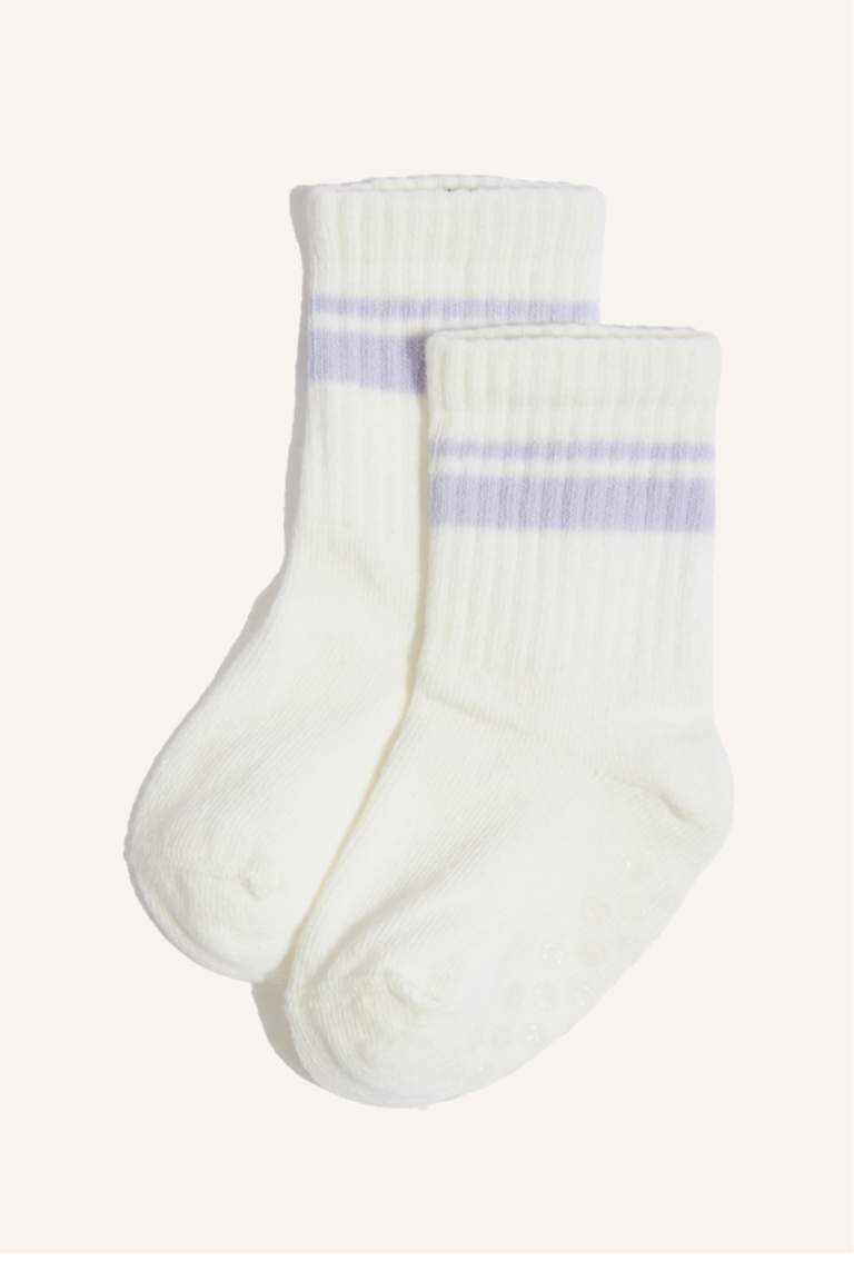 Baby Girl 3 Piece Cotton Long Socks