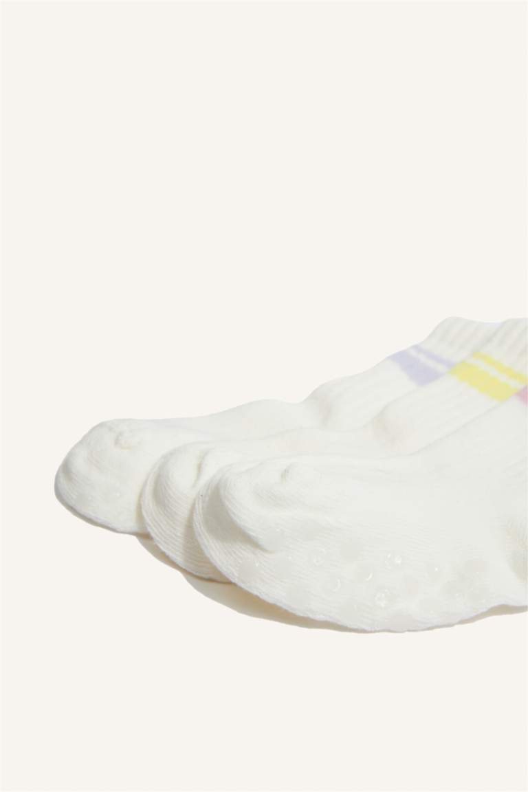 Baby Girl 3 Piece Cotton Long Socks