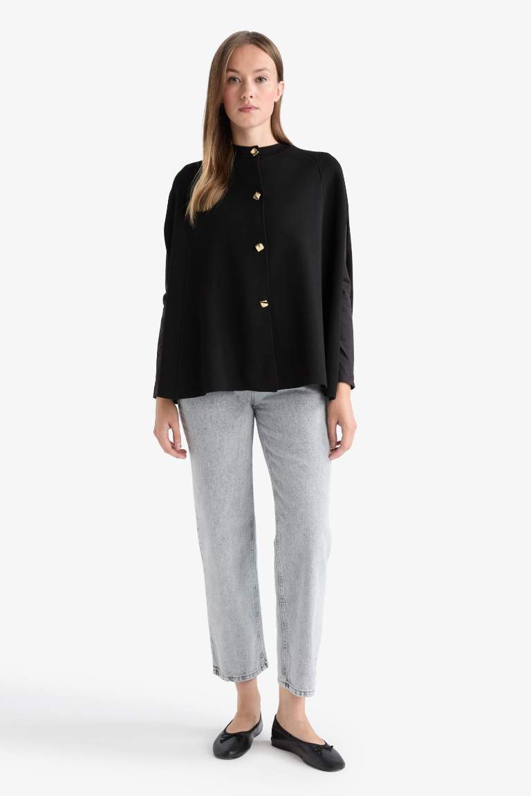 Regular Fit Crew Neck Knitwear Cardigan