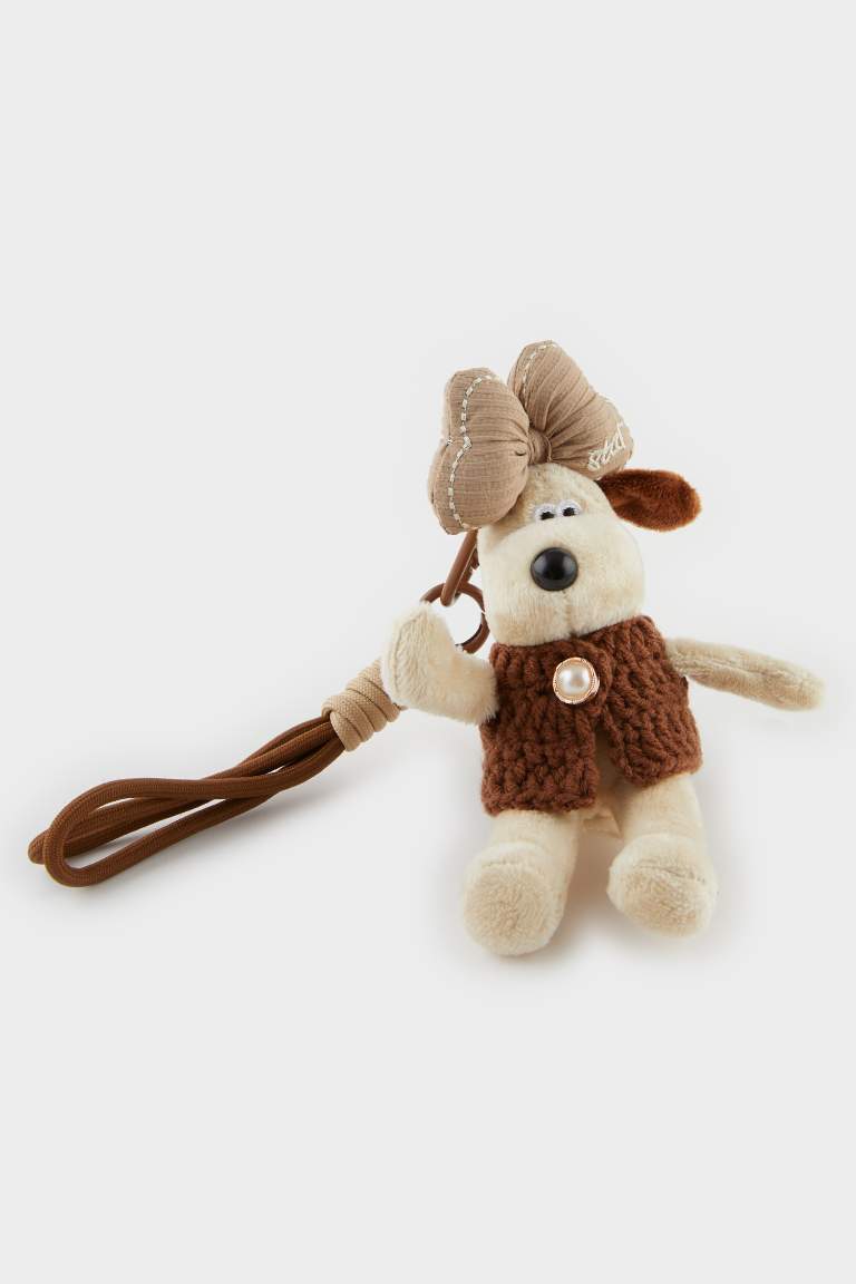 Kadın Köpekli Charm Anahtarlık