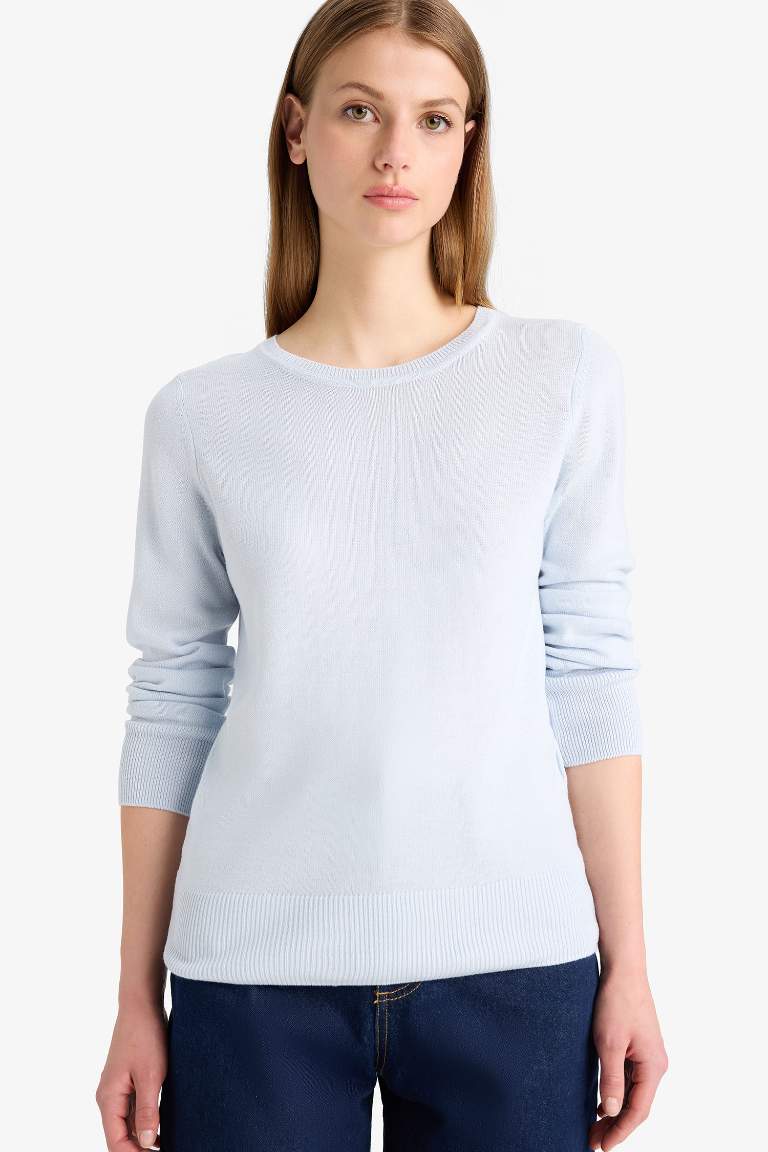 Regular Fit Bisiklet Yaka Triko Kazak
