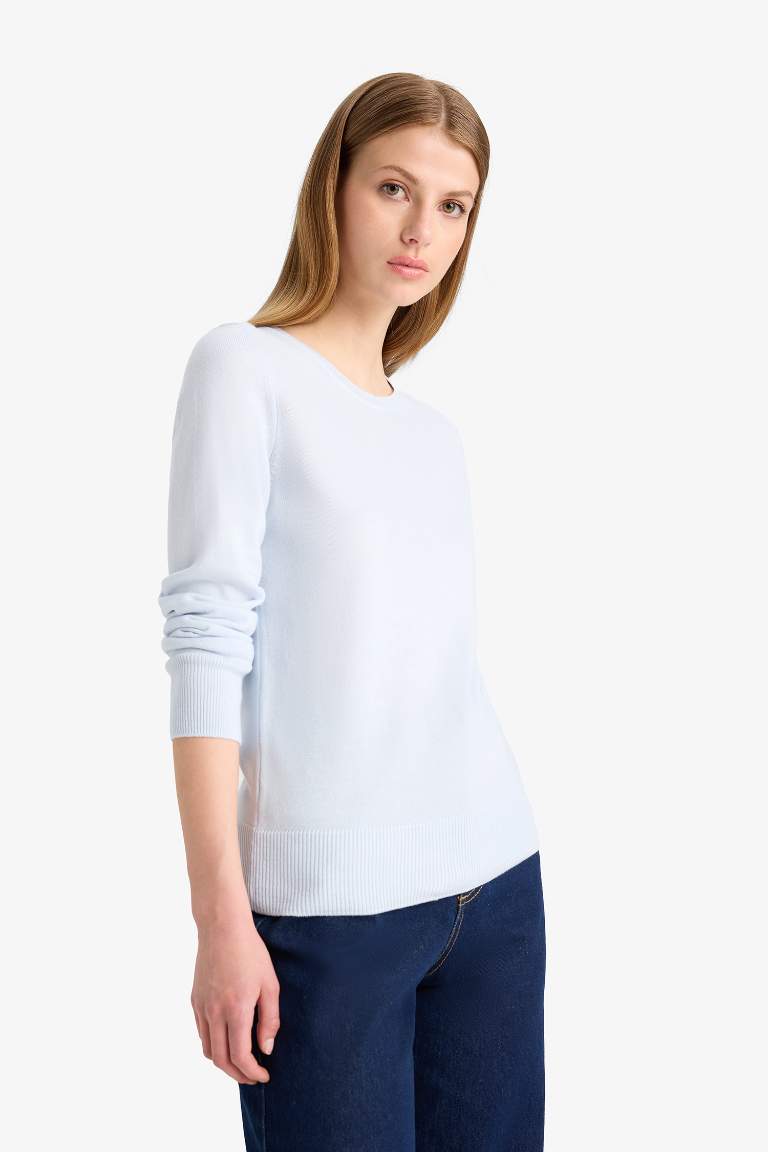 Regular Fit Bisiklet Yaka Triko Kazak