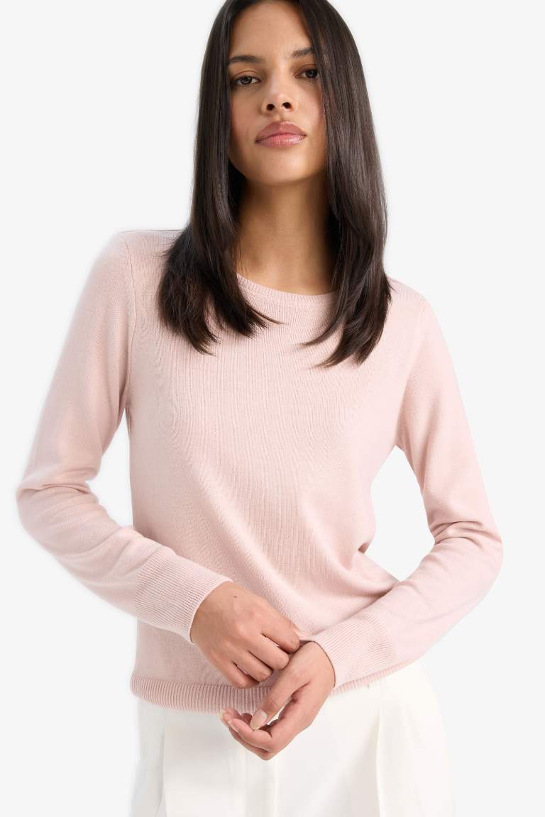 Regular Fit Bisiklet Yaka Triko Kazak