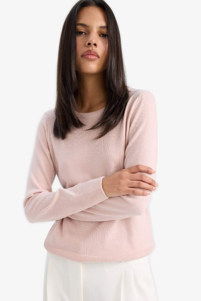 Regular Fit Bisiklet Yaka Triko Kazak