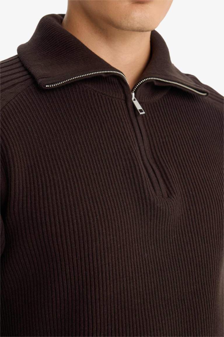 стандарт пішім сыдырмалы мойынжейде трикотаж Пулловер