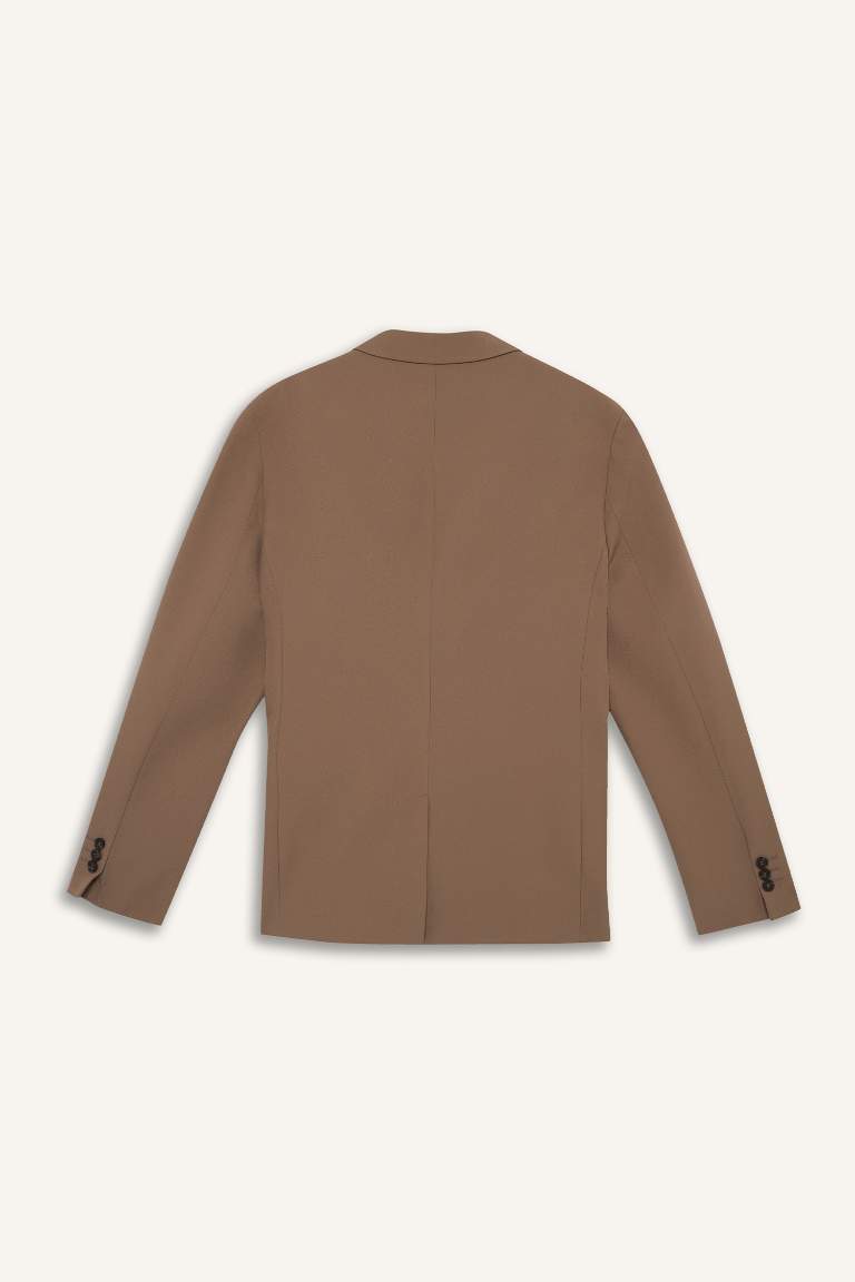 Slim Fit Twill Blazer