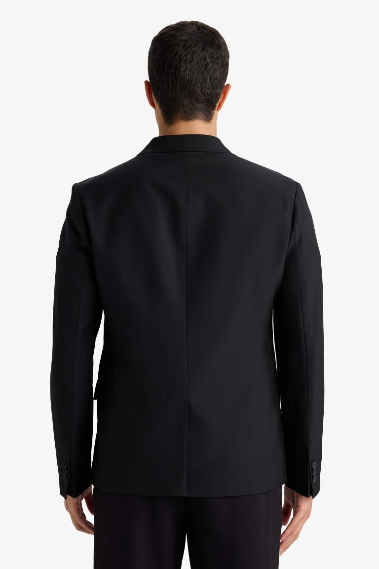 Slim Fit Twill Blazer