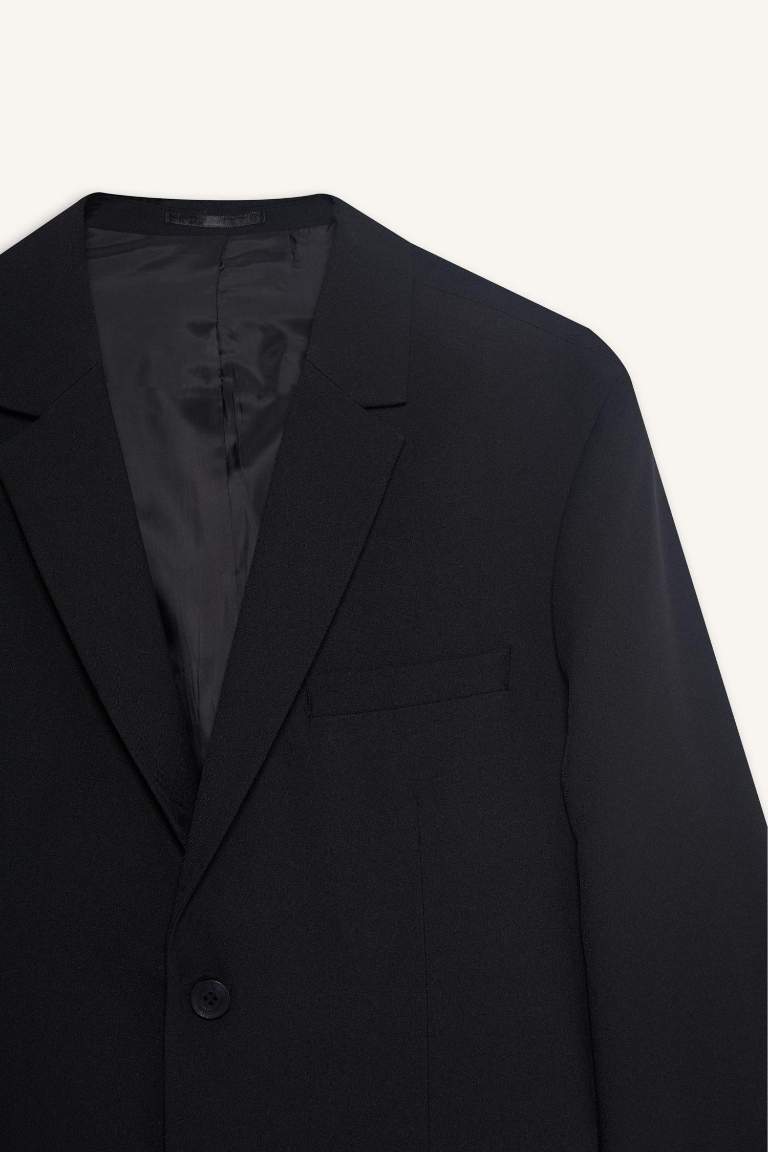 Slim Fit Twill Blazer