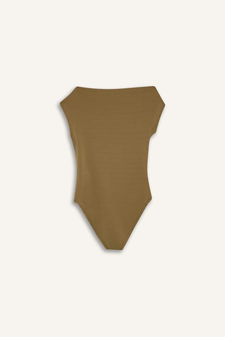 Slim Fit One Shoulder Tank Top