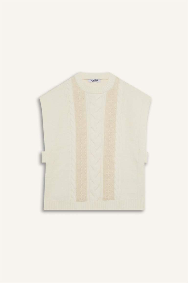 Regular Fit Crew Neck Knitwear Vest