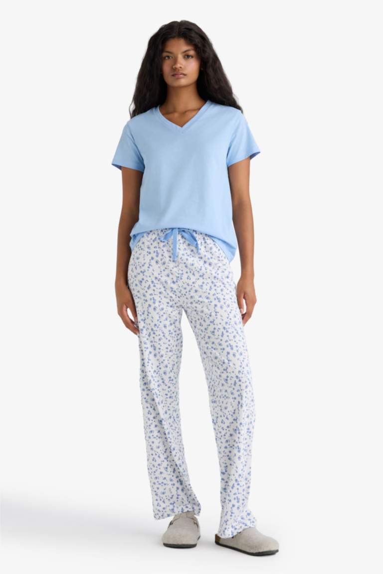 Ensemble Pyjama T-shirt et Pantalon à motifs de Fall in Love