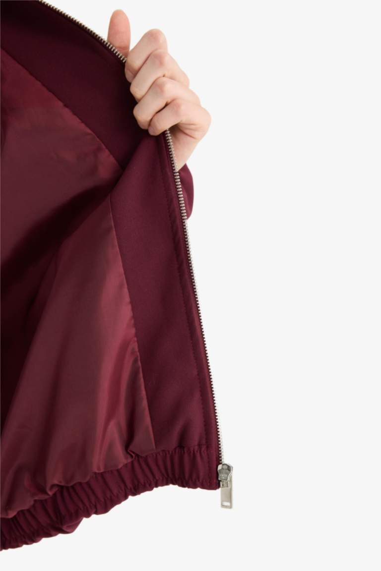 Tafta Fermuarlı Ceket