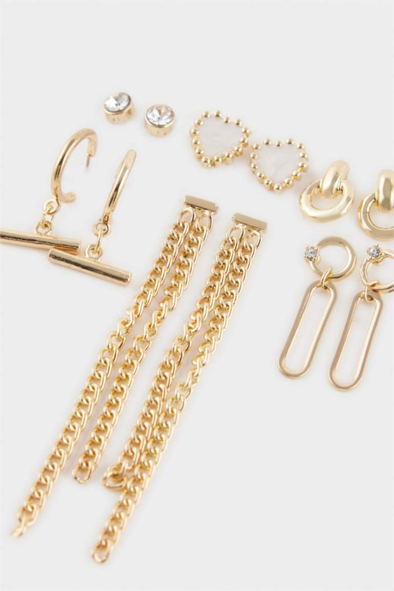 Kadın 6'lı Gold Küpe