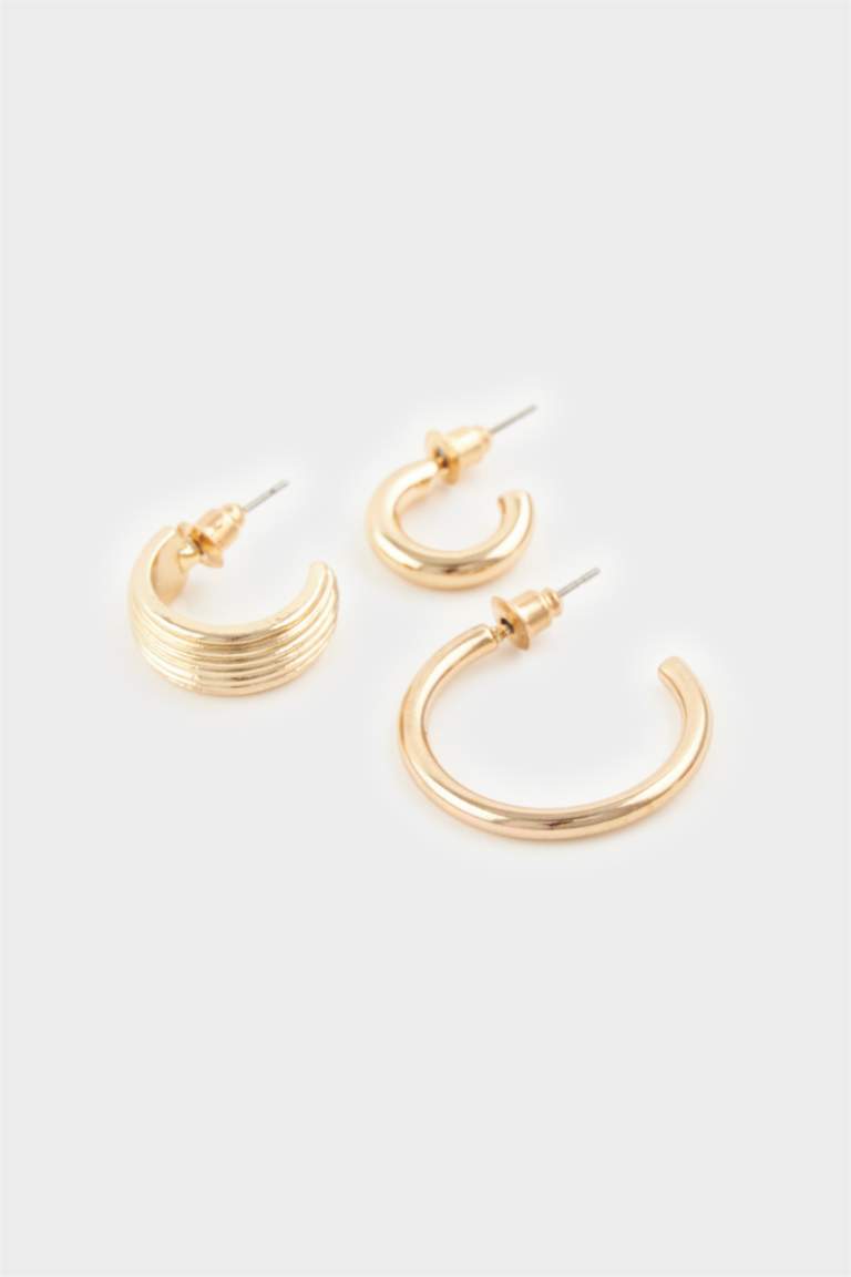 Kadın 6'lı Gold Küpe