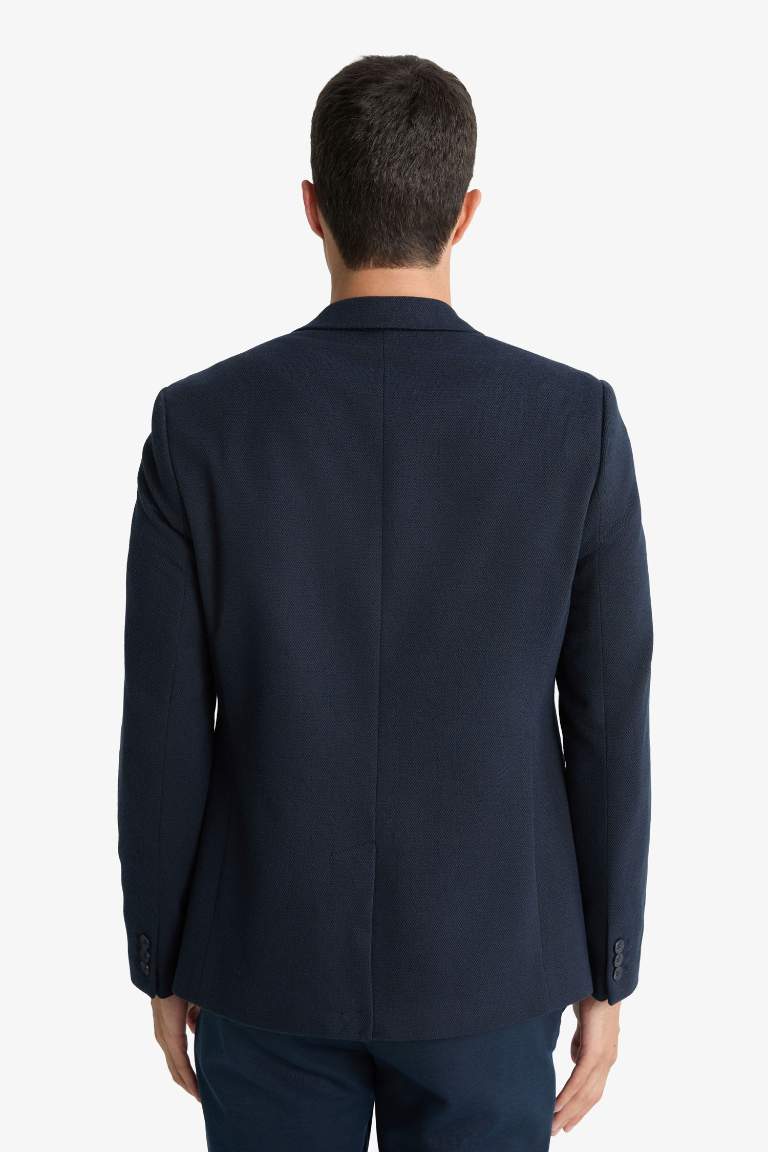 Slim Fit Dar Kesim Blazer Ceket