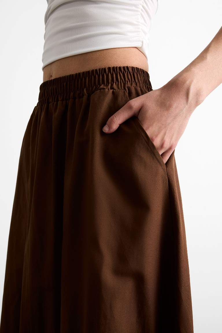 Beli Lastikli Cepli Maxi Etek