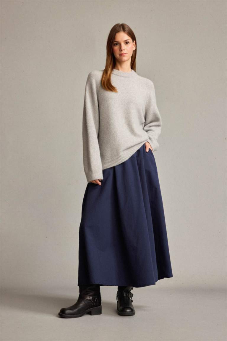 Beli Lastikli Cepli Maxi Etek