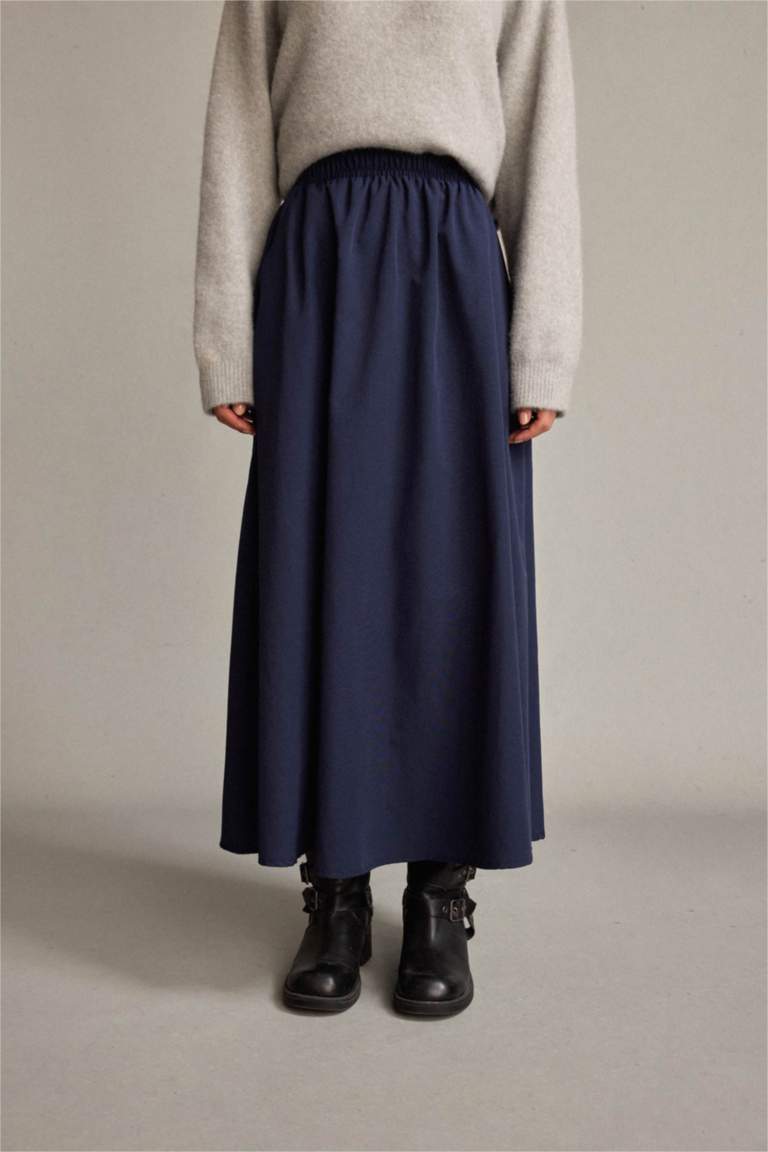 Beli Lastikli Cepli Maxi Etek