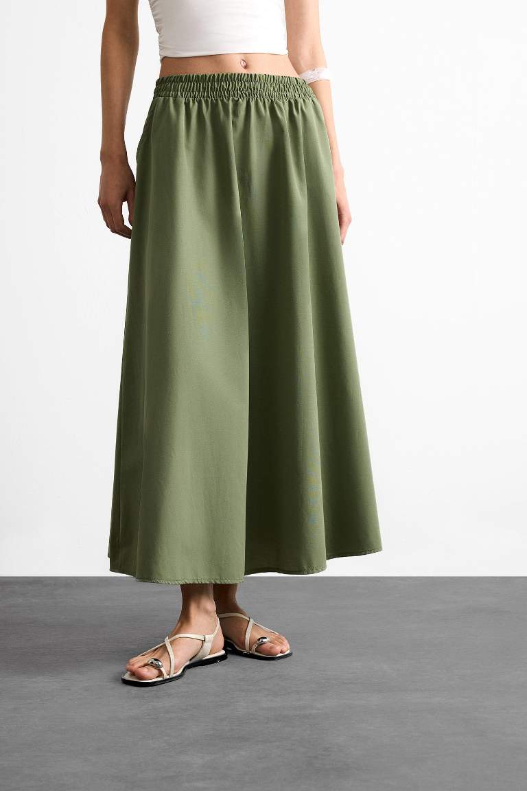 Beli Lastikli Cepli Maxi Etek