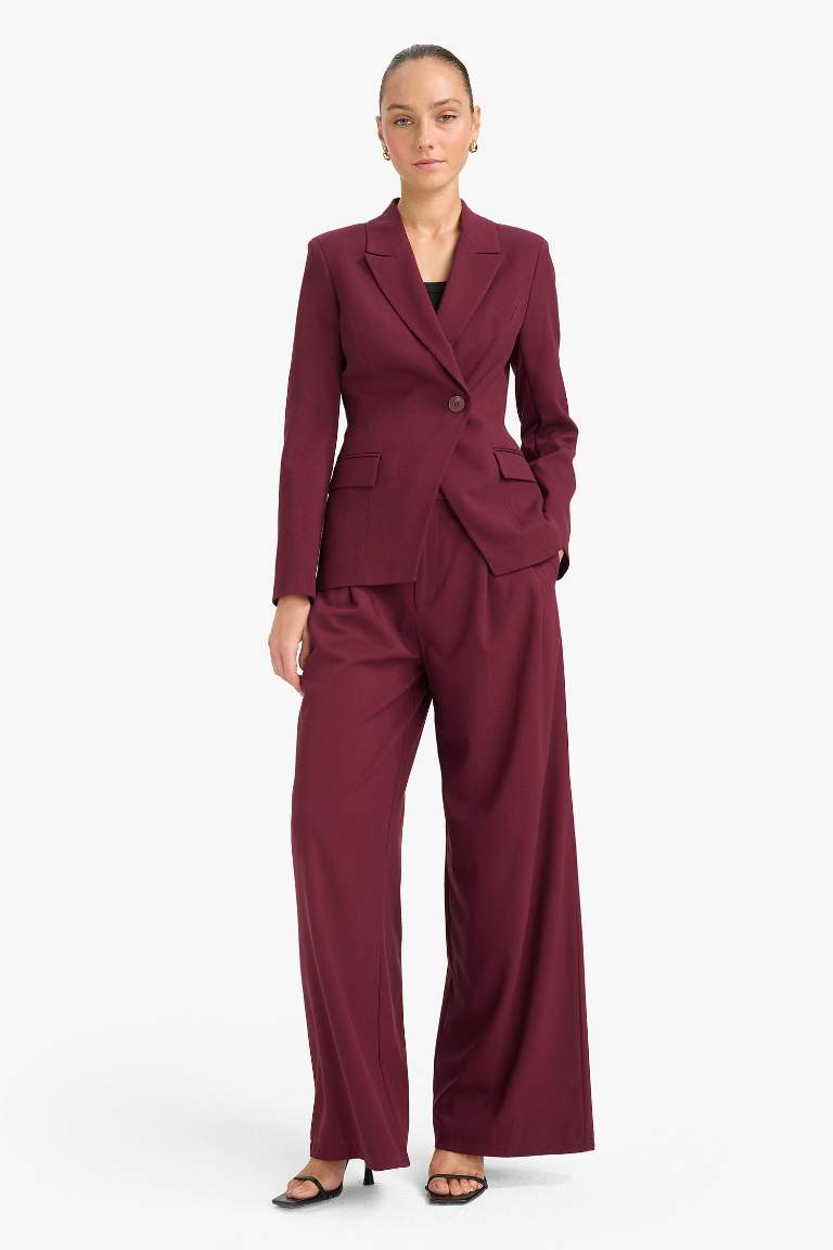 Wide Leg Double Pocket Trousers