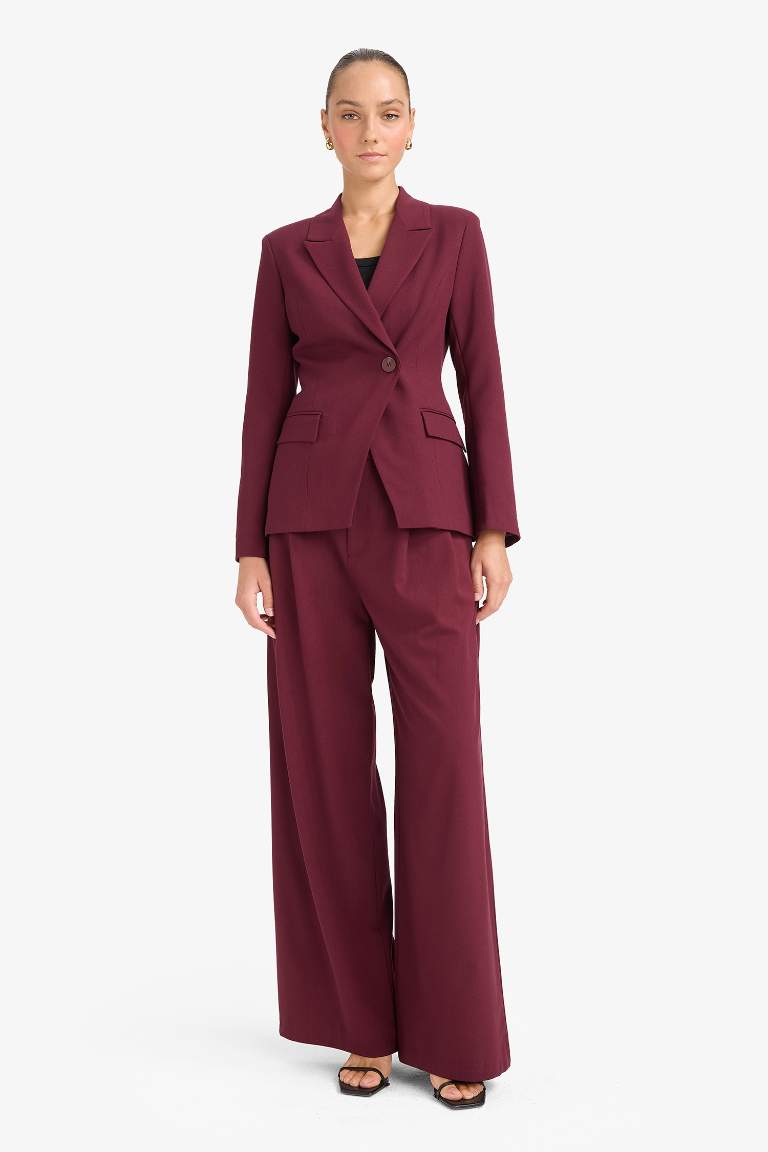Wide Leg Double Pocket Trousers