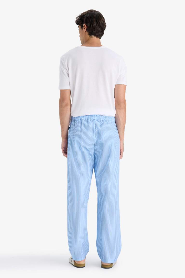 2 Piece Striped Poplin Pajama Pants