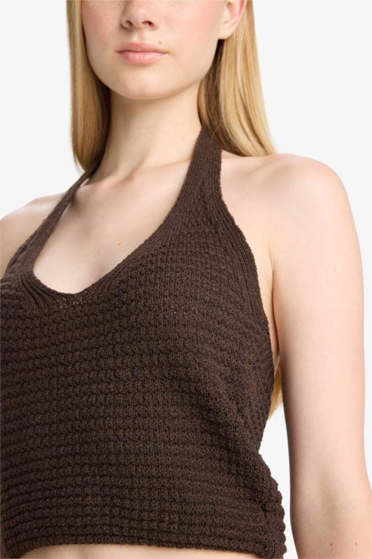 Slim Fit Halter Neck Tank Top