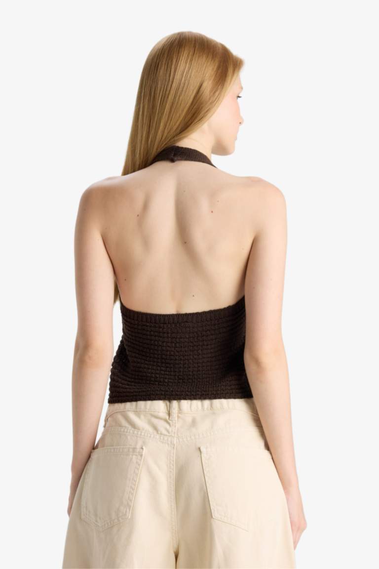 Slim Fit Halter Neck Tank Top