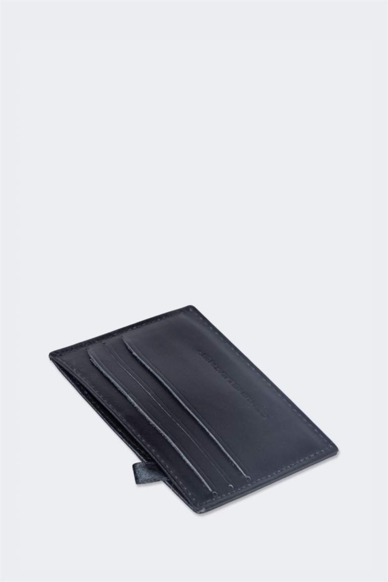 Man Leather Business Card Wallet