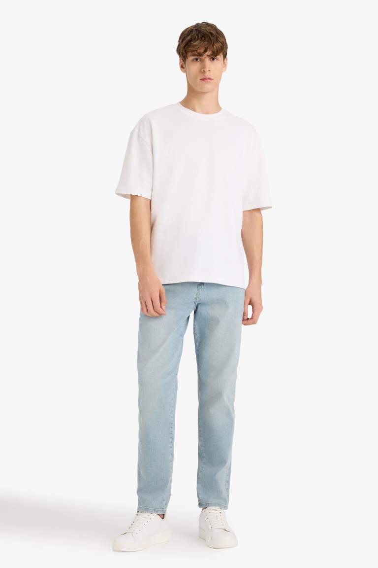 Relax Tapered Fit Skinny Leg Jeans
