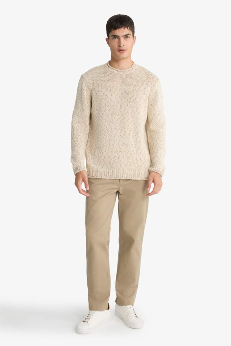 Standart Fit Bisiklet Yaka Triko Kazak