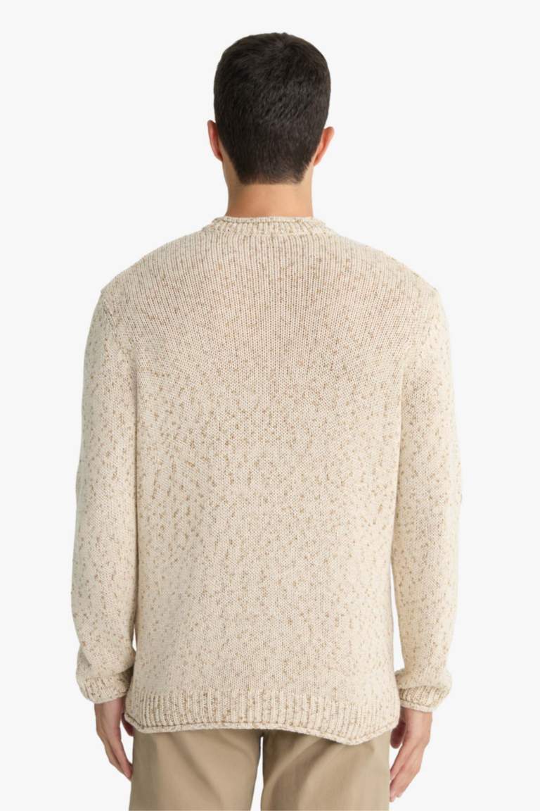 Standart Fit Bisiklet Yaka Triko Kazak