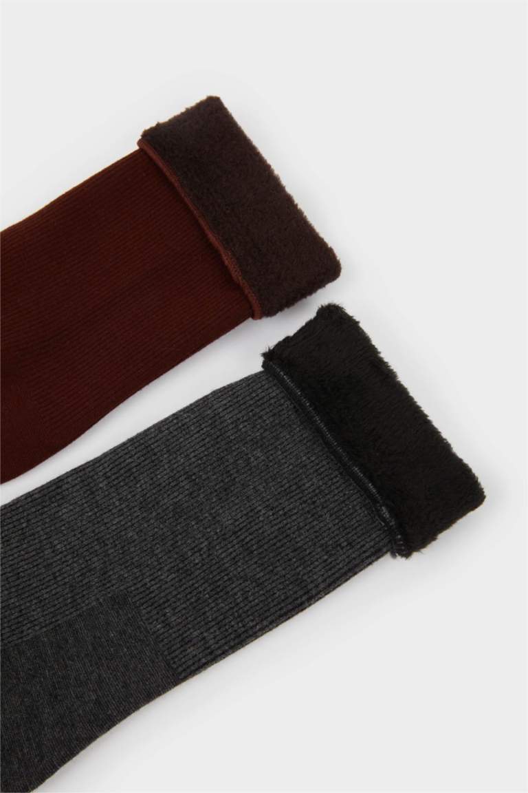 Kadın 2'li Termal Kışlık Çorap