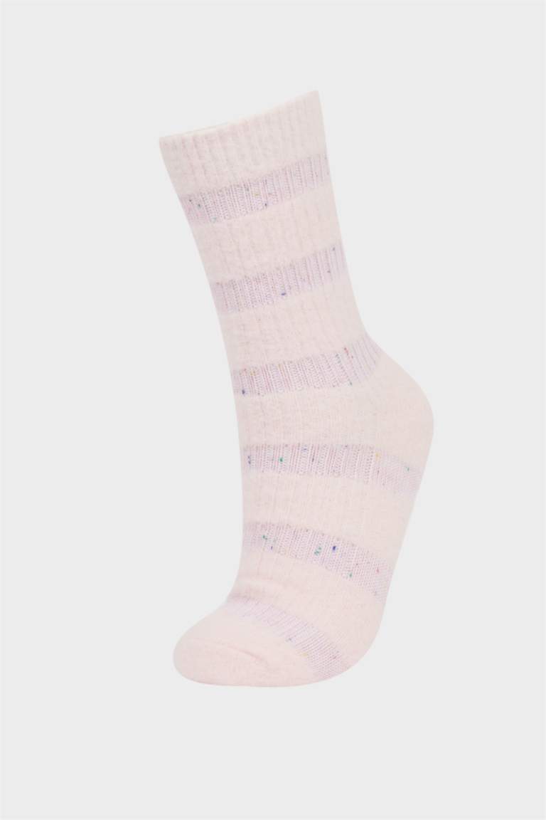 Kadın 2'li Pamuklu Uzun Çorap