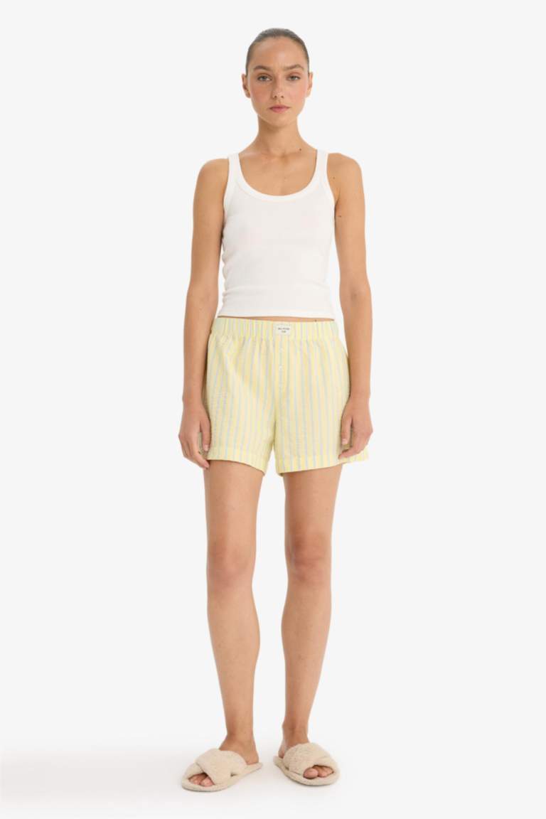 Fall in Love Regular Fit Woven Pajama Shorts