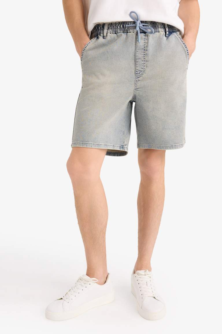 شورت برمودا جينز قصة مريحة