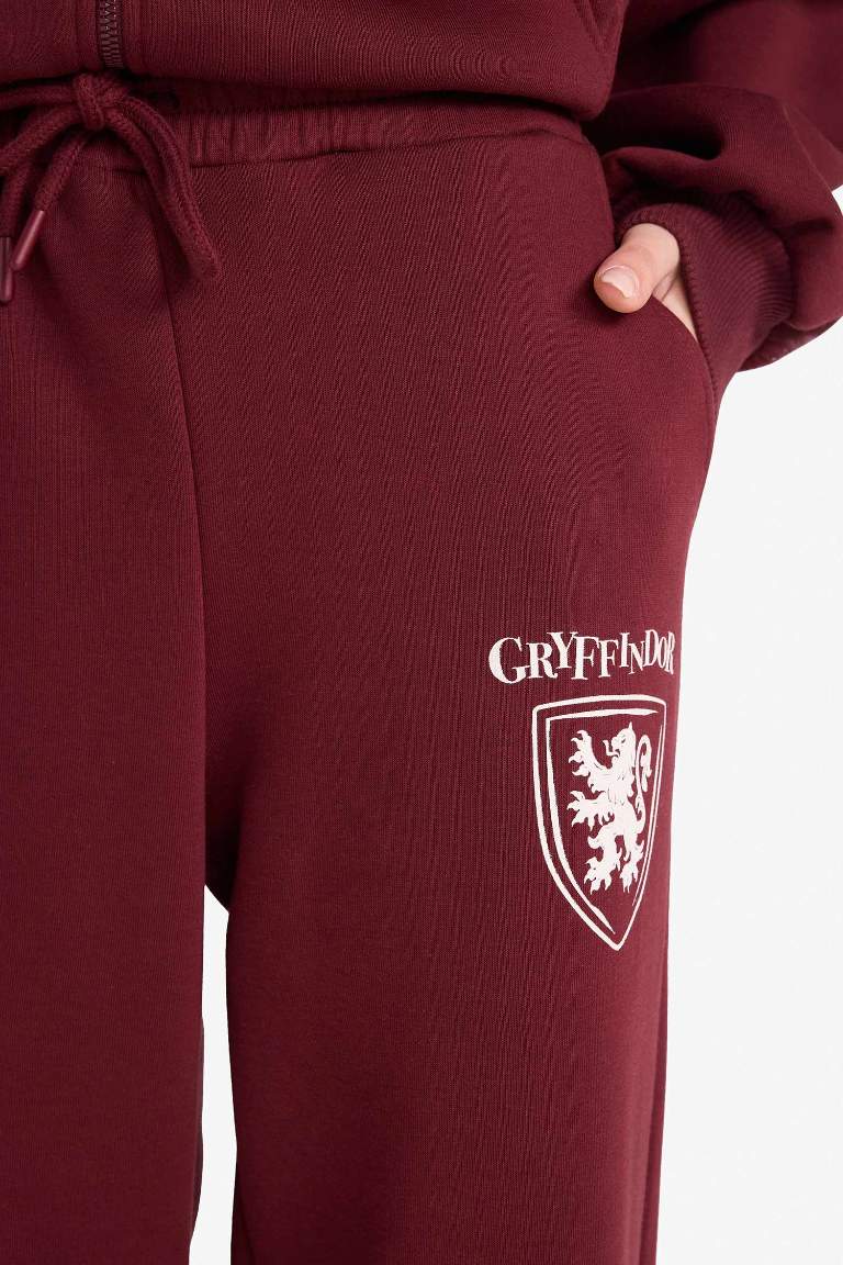 Спортивные штаны с широкой талией и логотипом Harry Potter