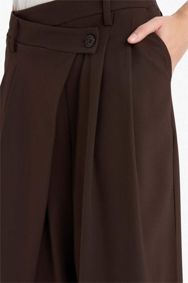 بنطلون باجي فيت بسحاب وخصر عادي