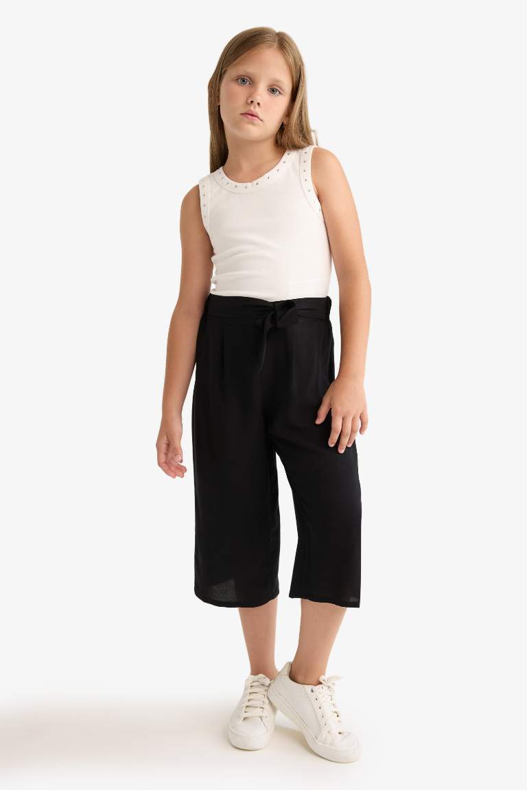 Girl Slim Fit Ribana Tank Top