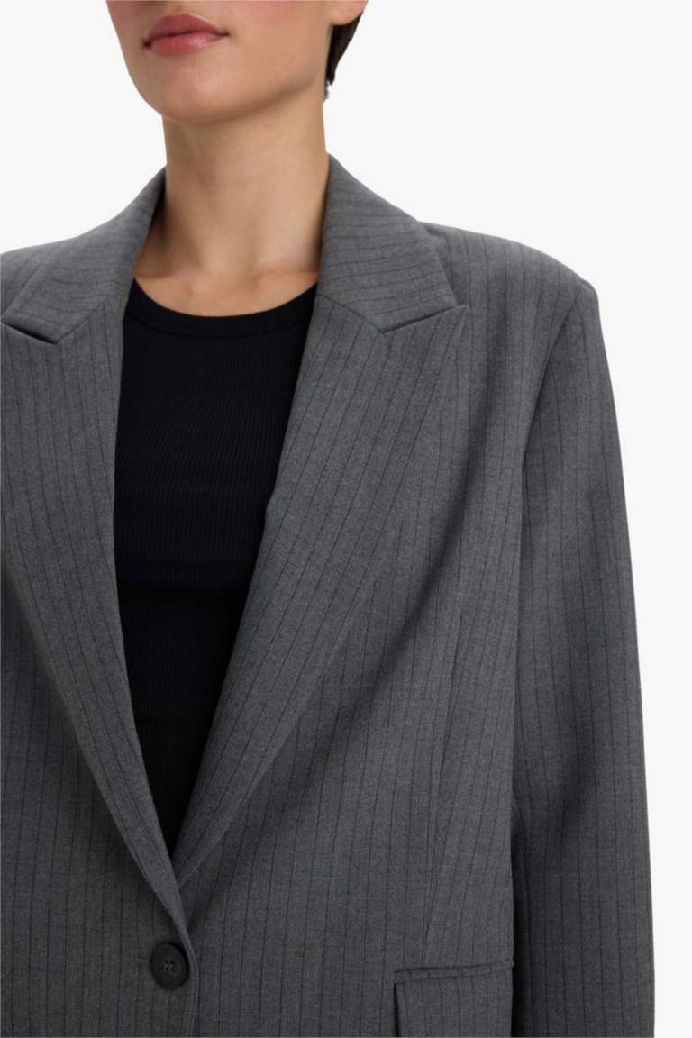 Regular Fit Jacket Collar Blazer