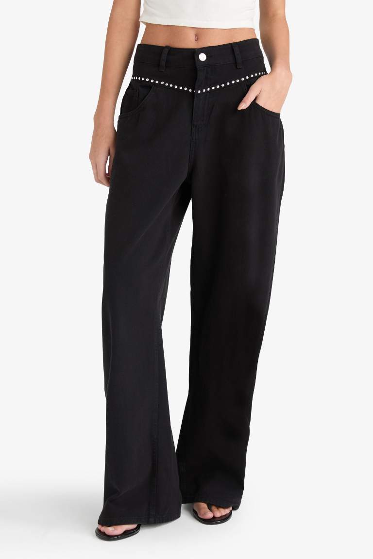 Coool Baggy Fit Normal Bel Gabardin Pantolon