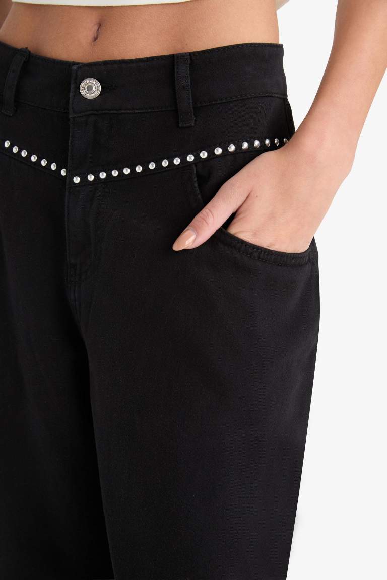 Coool Baggy Fit Normal Bel Gabardin Pantolon