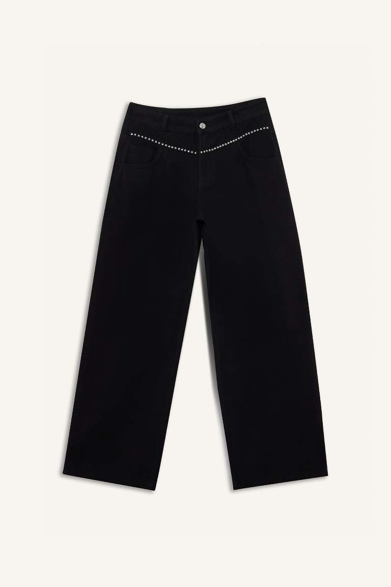 Coool Baggy Fit Normal Bel Gabardin Pantolon