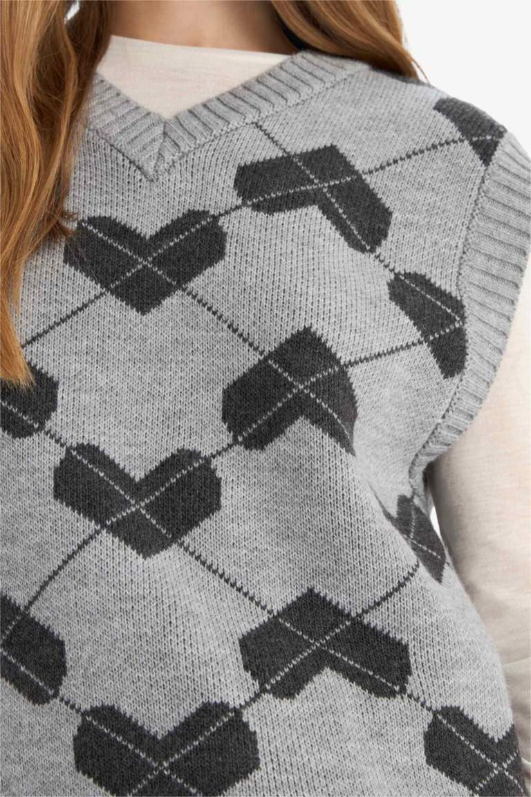 Coool қалыпты пішім v жаға Жилет