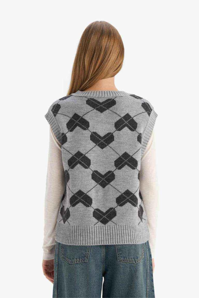 Coool қалыпты пішім v жаға Жилет