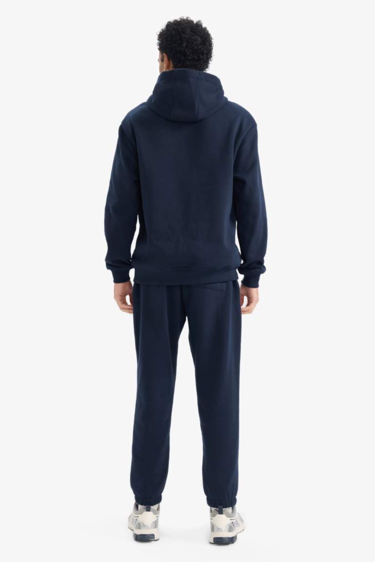 Regular Fit 2'li Eşofman Takımı Kapüşonlu Sweatshirt Eşofman Altı