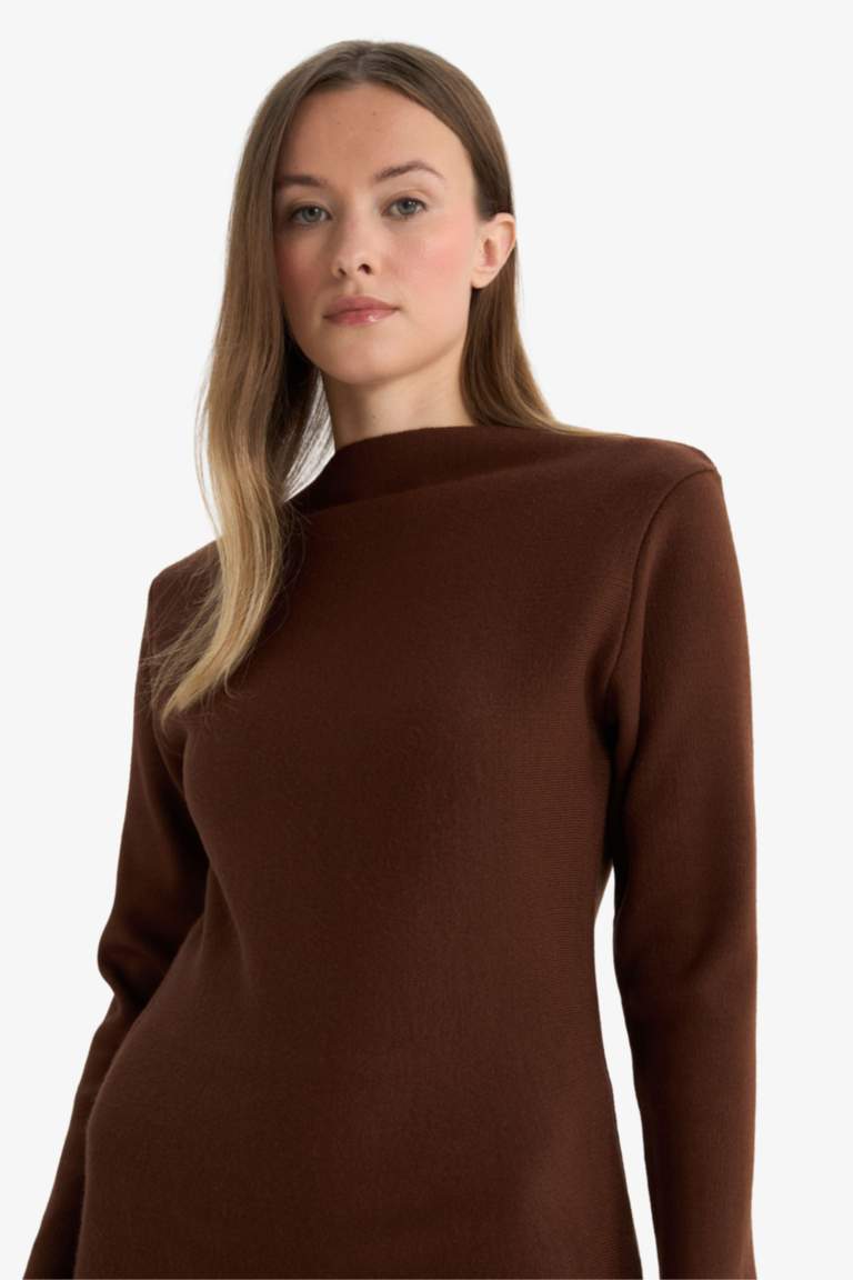 Knitwear Boat Collar Tunic