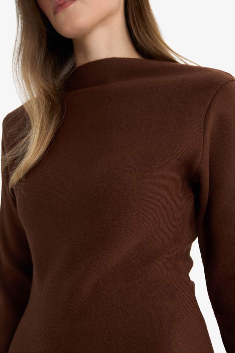 Knitwear Boat Collar Tunic